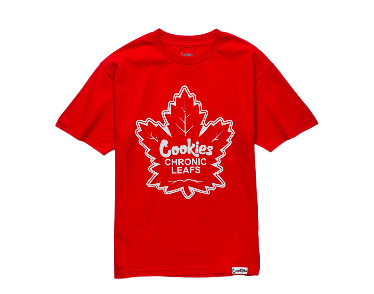 Cookies Chronic Leafs Red Men's Tee Shirt 1545T4189-RED