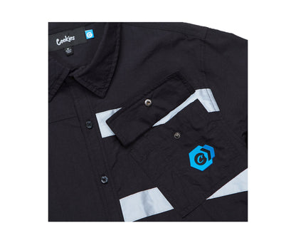 Cookies Bright Future Button-Up Long Sleeve Black/3M Men's Shirt 1545W4127-BLK