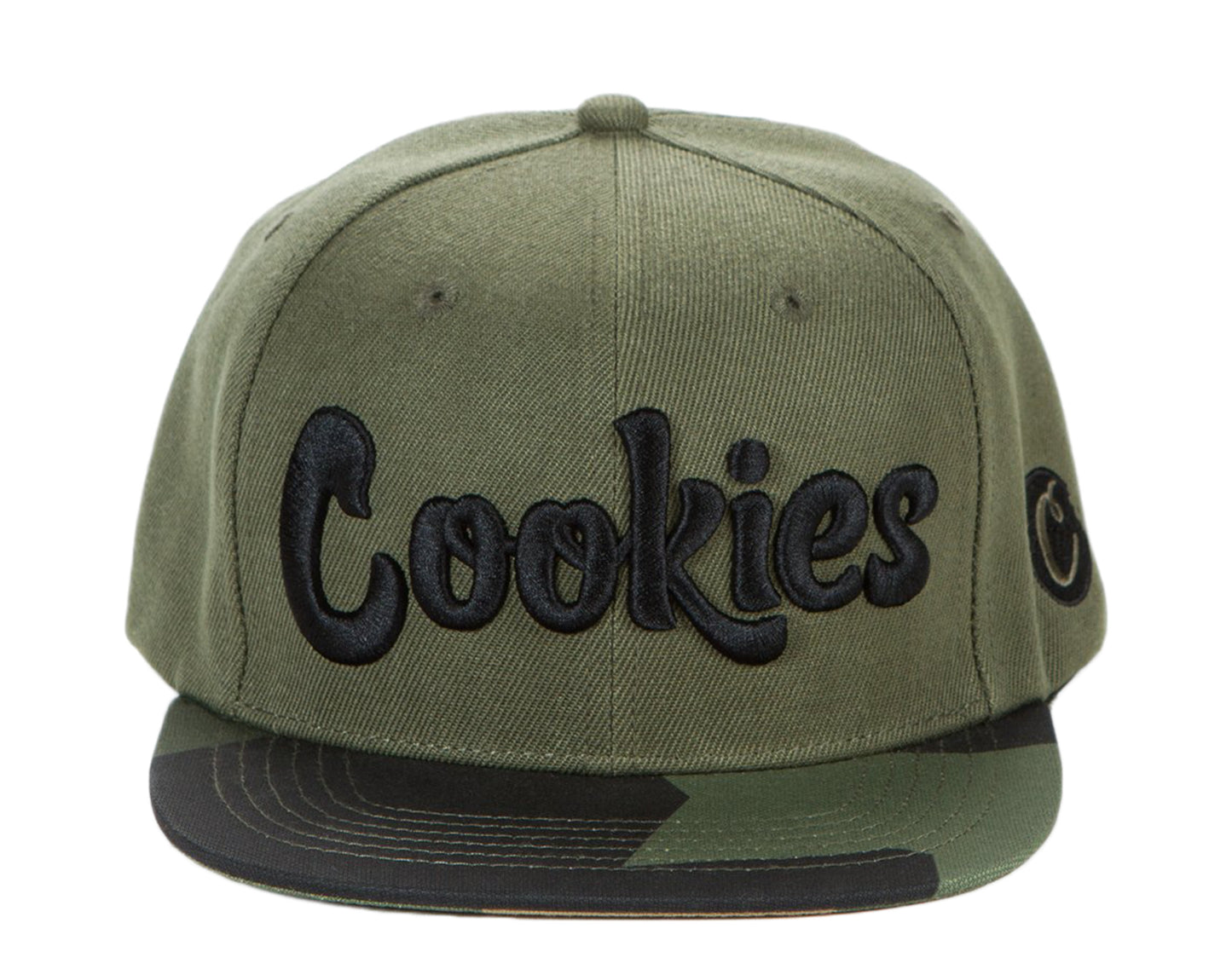 Cookies Botanical Twill Two-Tone Olive/Green Camo Snapback Hat 1545X4100-OLC