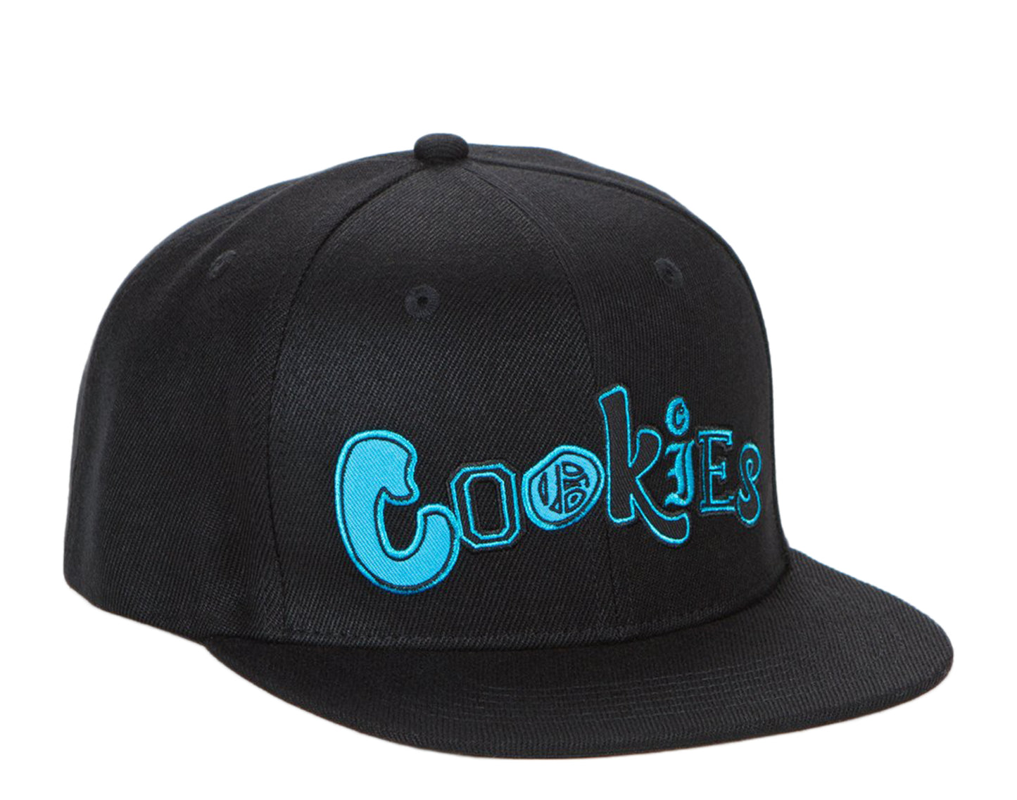 Cookies City Limits 2-Tone Twill Snapback Black/Blue Hat 1545X4117-BLK