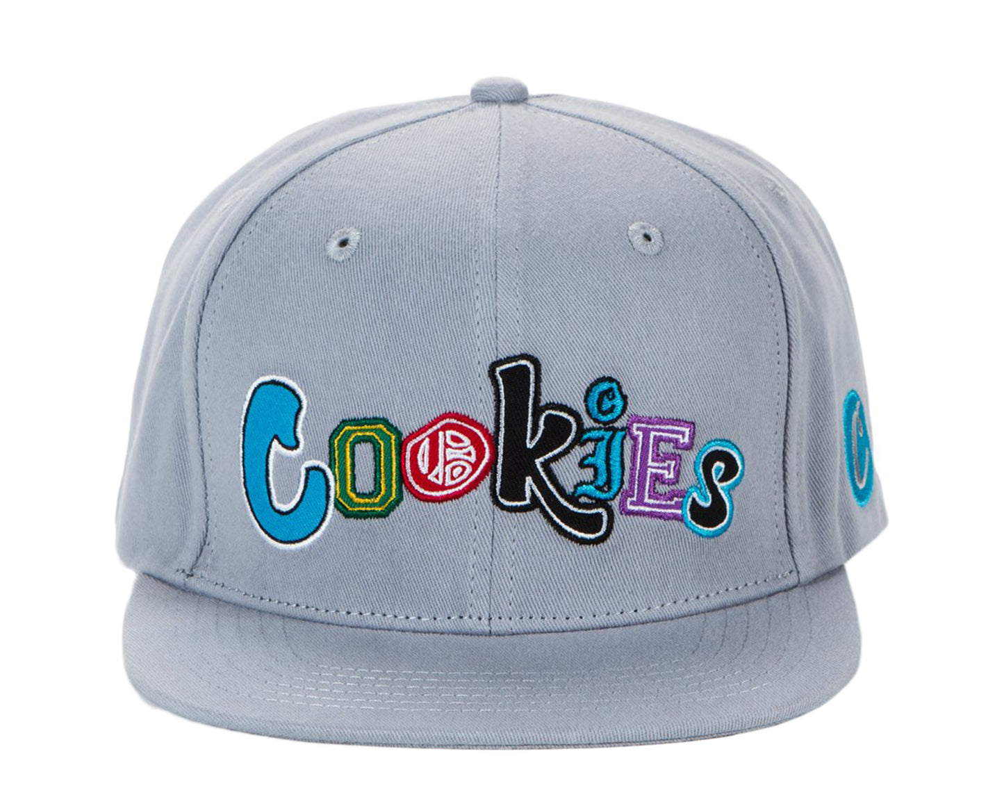 Cookies City Limits Multi-Color Lettering Twill Snapback Grey Hat 1545X4118-HGY