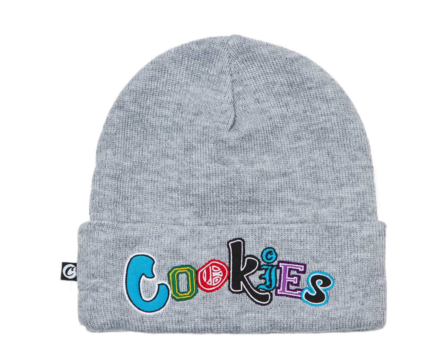 Cookies City Limits Multi-Color Logo Knit Grey Beanie Hat 1545X4124-GRY