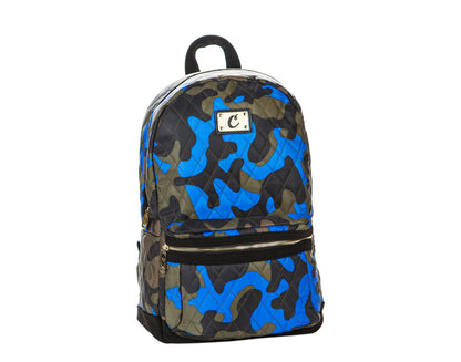 Cookies V3 Quilted Nylon Smell Proof Blue Camo Backpack 1546A4394-BLC