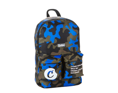 Cookies Orion Canvas Smell Proof Blue Camo Backpack 1546A4415-BLC