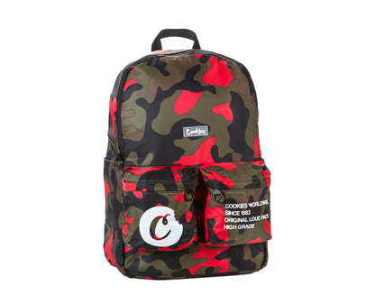 Cookies Orion Canvas Smell Proof Red Camo Backpack 1546A4415-RDC