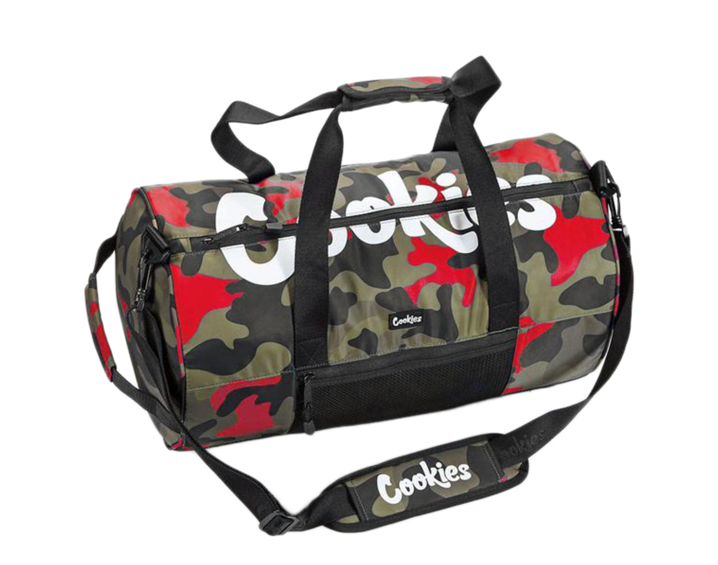 Cookies Summit Ripstop Smell Proof Red Camo Duffel Bag 1546A4418-RDC