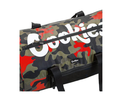 Cookies Summit Ripstop Smell Proof Red Camo Duffel Bag 1546A4418-RDC