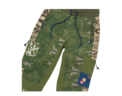 Cookies Backcountry Color-Blocked Olive Camo Men's Cargo Pants 1546B4302-OLI