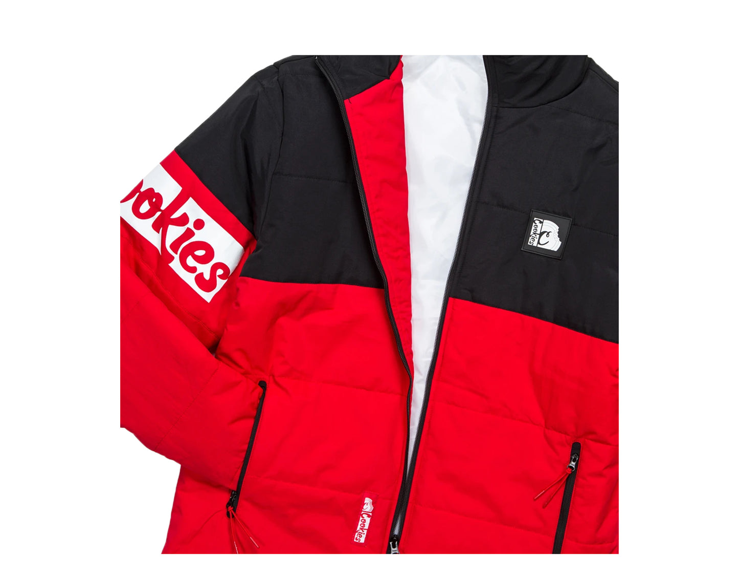 Cookies Glaciers Of Ice Puffer Red/Black Men's Jacket 1546O4322-RED
