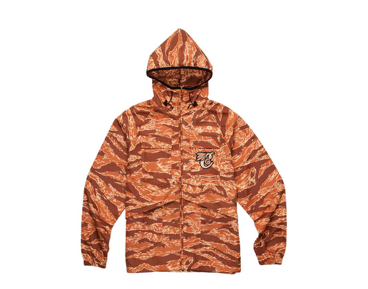 Cookies Top Of The Key Tiger Camo Hooded Shell Caramel Jacket 1546O4343-CRL