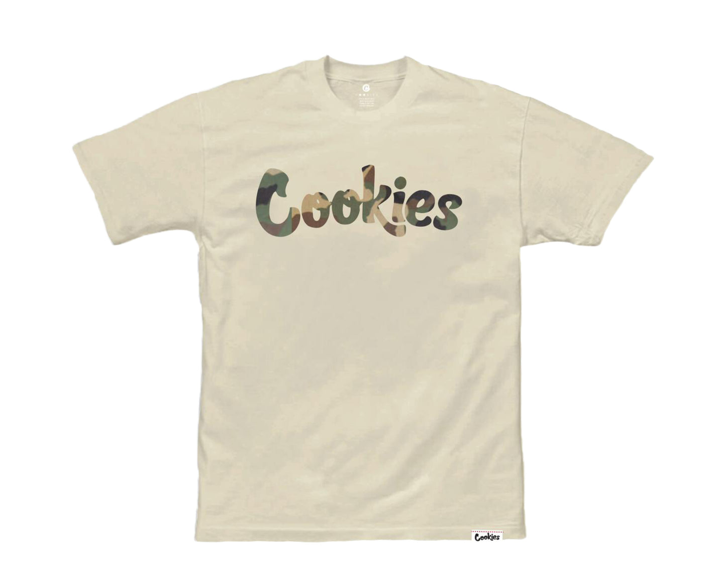 Cookies Original Mint Cream/Green Camo Men's Tee Shirt 1546T4384-CGC