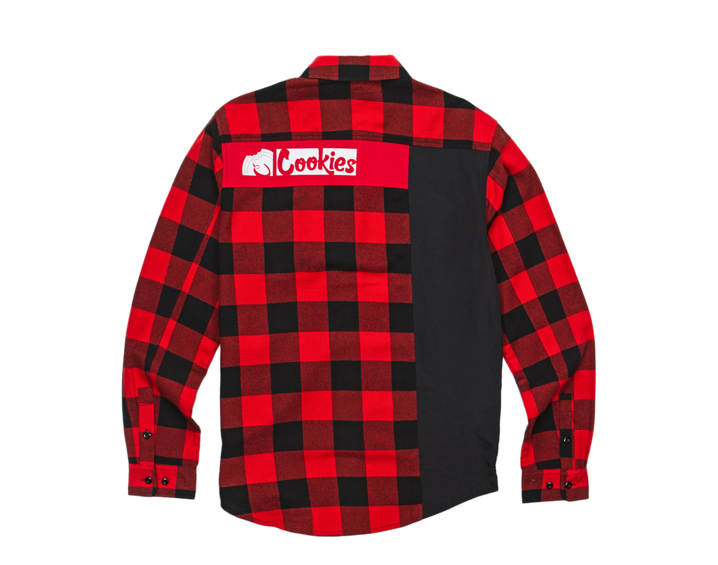Cookies Glaciers Of Ice Buffalo Plaid Flannel Red/Black Shirt 1546W4327-RED