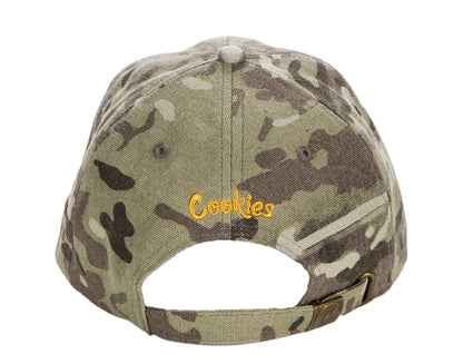 Cookies Backcountry Cotton Canvas Patchwork Tan Camo Dad Hat 1546X4315-TAC