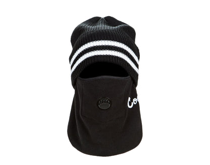 Cookies Glaciers Of Ice Jacquard Stripe Beanie Black Face Mask 1546X4338-BLK