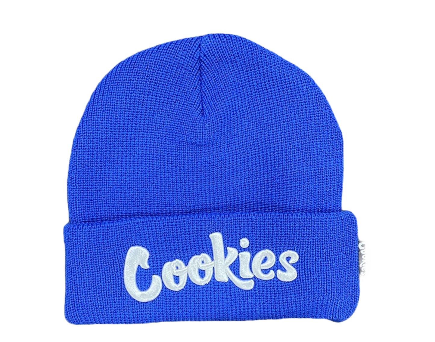 Cookies Original Logo Thin Mint Royal/White Knit Beanie Hat 1546X4388-RYW