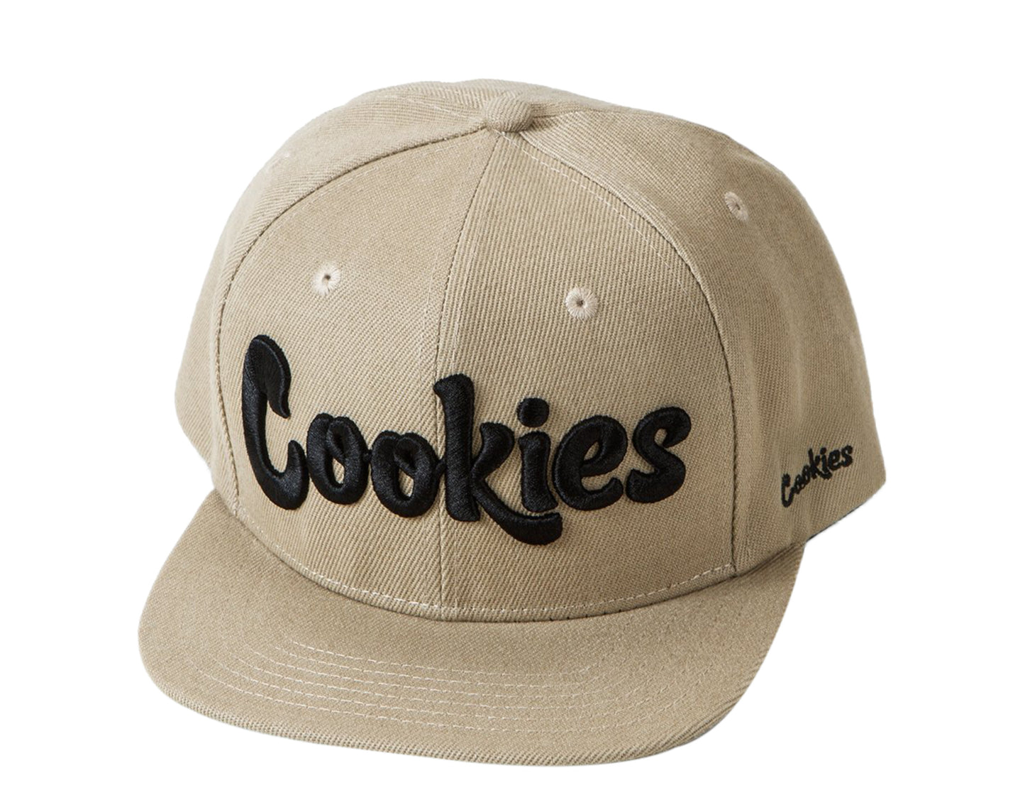 Cookies Original Logo Thin Mint Adjustable Khaki/Black Snapback 1546X4391-KHB