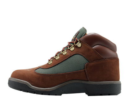 Timberland Field Boot Brown Nubuck/Olive Junior Big Kids Boots 16937