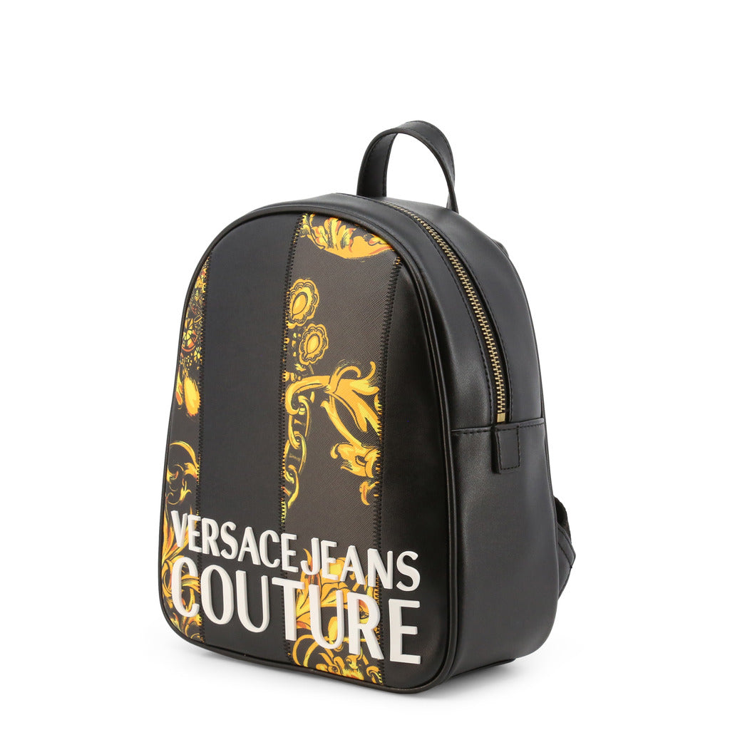 Versace Jeans Couture Baroque Black/Gold Women's Backpack 71VA4B47-ZS082-G89