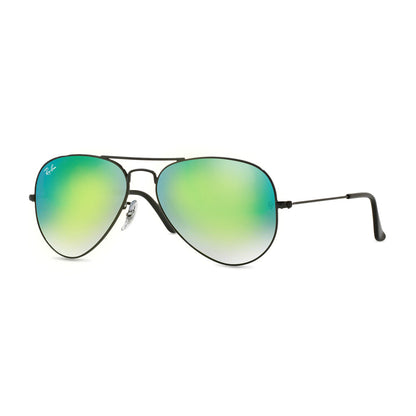 Ray-Ban Aviator Green Gradient Flash Sunglasses RB3025 002/4J 58-14