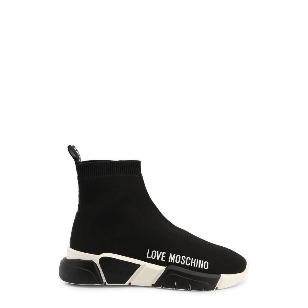 Love Moschino High Top Black Women's Shoes JA15193G1EIZ5000