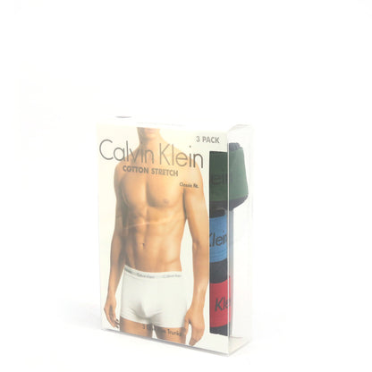 Calvin Klein 3-Pack Cotton Stretch Low Rise Men's Trunks U2664G-BZP