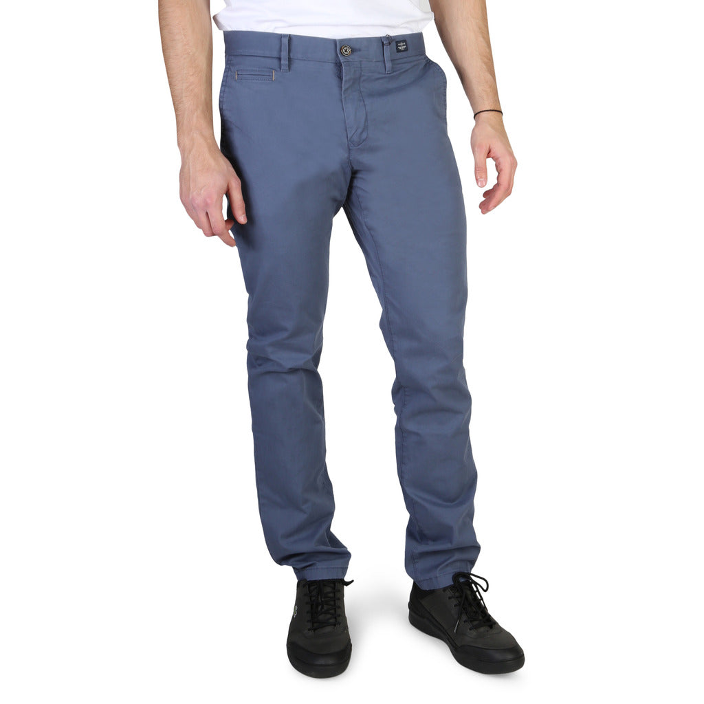 Tommy Hilfiger Denton Straight Fit Chino Blue Men's Pants MW02179-L34