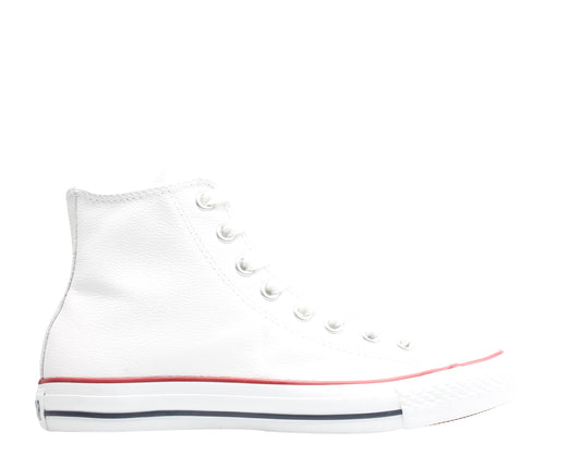 Converse Chuck Taylor All Star Leather Optical White High Top Sneakers 1U010