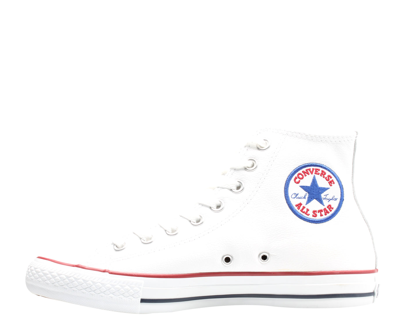 Converse Chuck Taylor All Star Leather Optical White High Top Sneakers 1U010