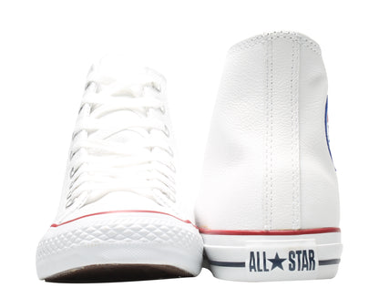 Converse Chuck Taylor All Star Leather Optical White High Top Sneakers 1U010