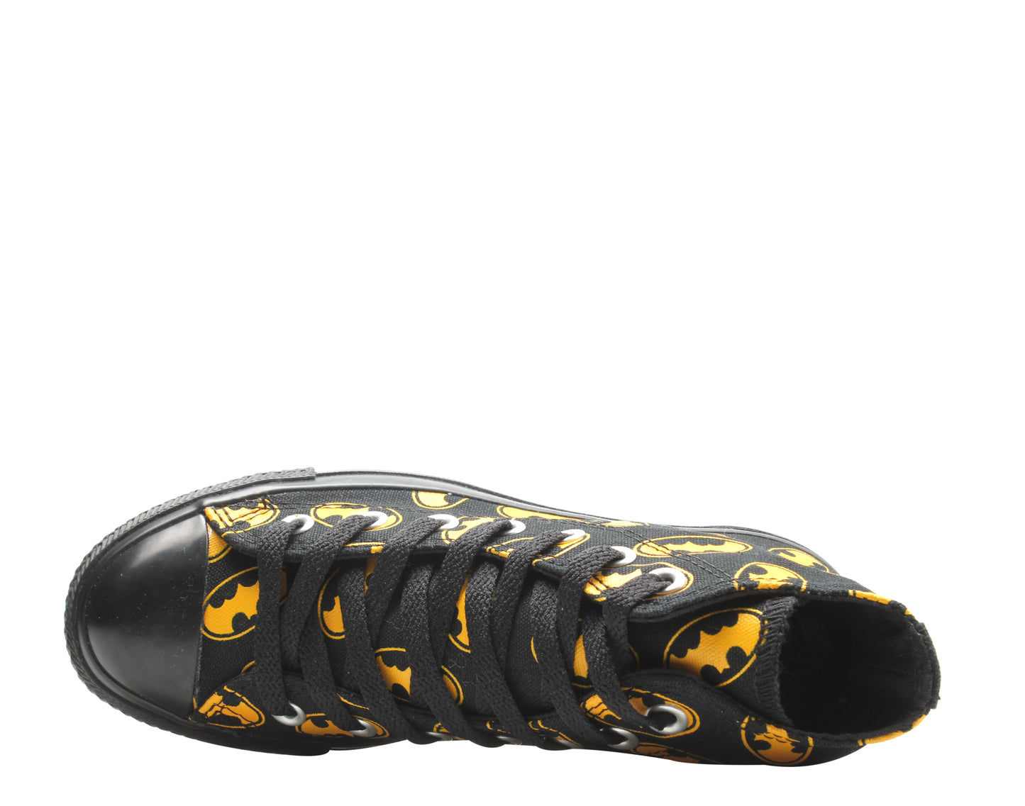 Converse Chuck Taylor All Star Print Batman Logos Black/Yellow High Top Sneaker 1U591