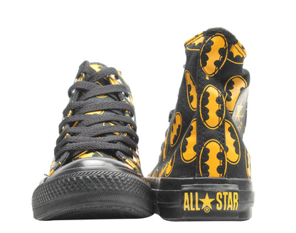 Converse Chuck Taylor All Star Print Batman Logos Black/Yellow High Top Sneaker 1U591