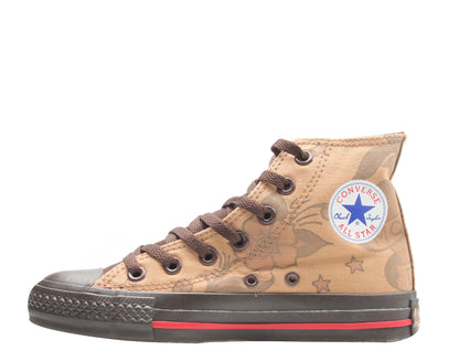 Converse Chuck Taylor All Star Sailor Jerry Tattoo Tan/Chocolate High Top Sneakers 1Y811