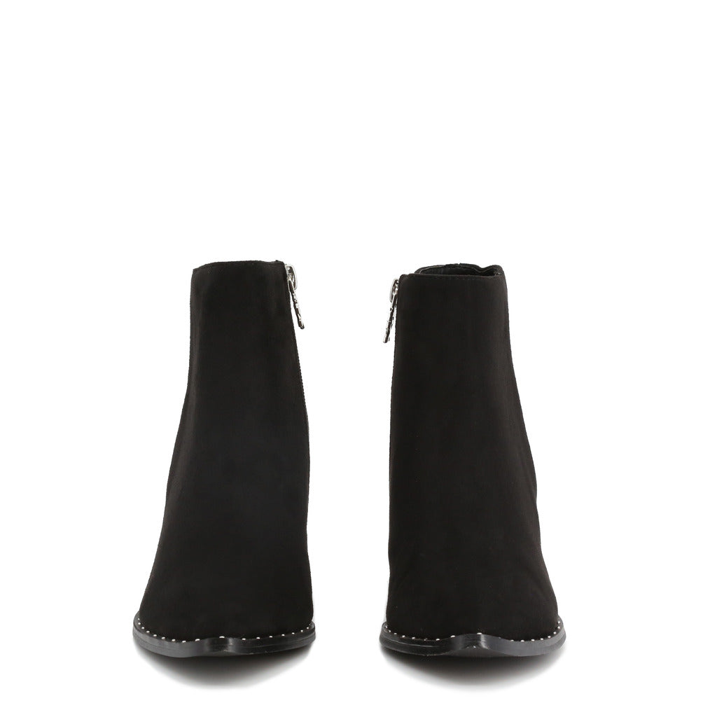 Xti Tentations Black Faux Suede Women's Ankle Boots 03095802