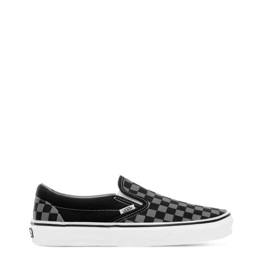 Vans Classic Slip-On Black/Pewter Checkerboard Shoes VN000EYEBPJ