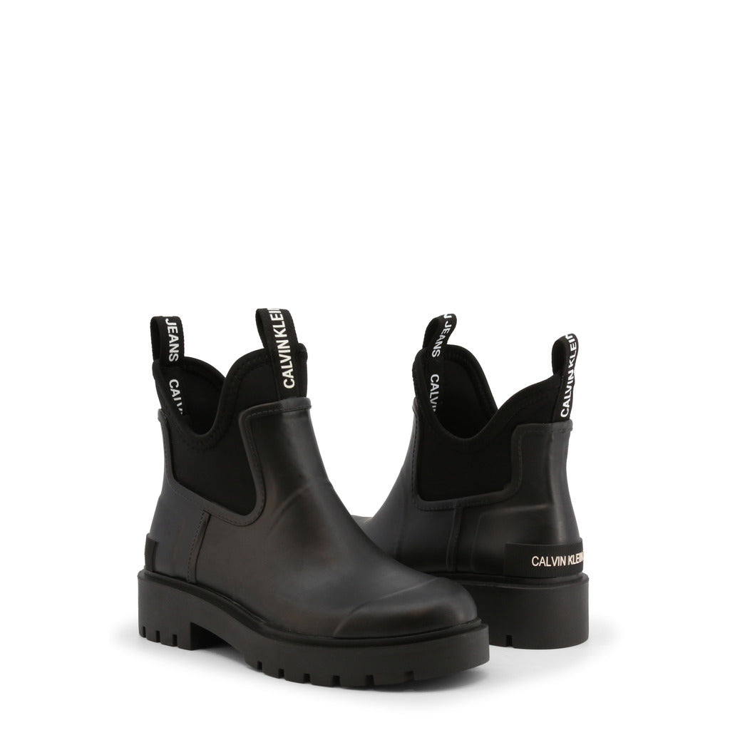 Calvin Klein Chelsea Black Women's Rain Boots YW0YW00424