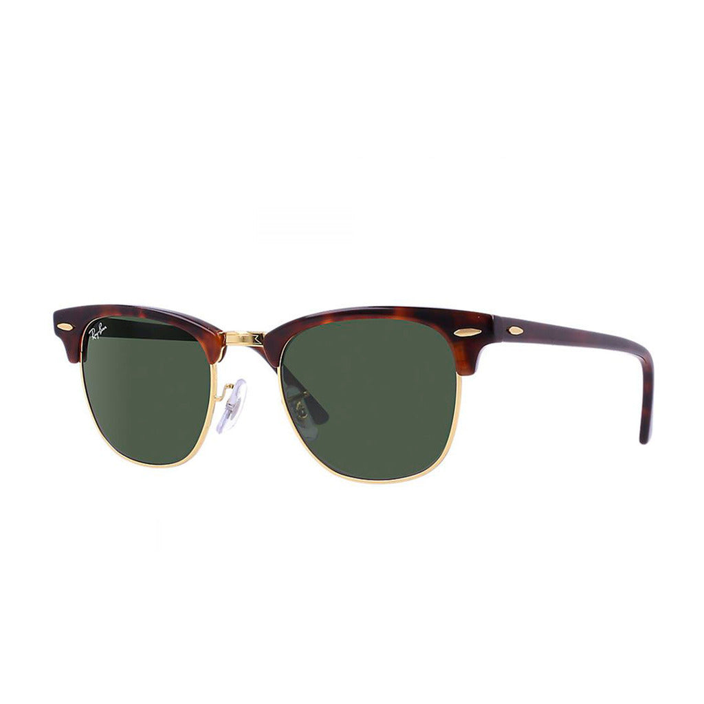 Ray-Ban Clubmaster Classic Tortoise/Green Sunglasses RB3016-W0366 51-21