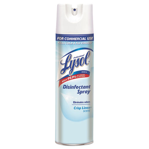 Lysol Disinfectant Spray Crisp Linen 19 oz Aerosol (Single Can) 36241-74828
