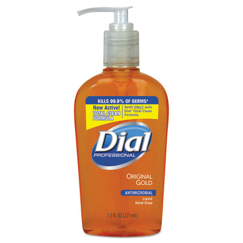 Dial Gold Antimicrobial Liquid Hand Soap Floral Fragrance 7.5 oz Pump Bottle 84014