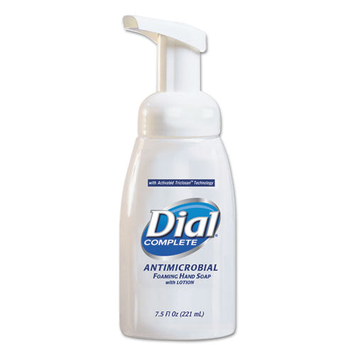 Dial Antimicrobial Foaming Hand Wash 7.5 oz Tabletop Pump (12 Pack) 81075