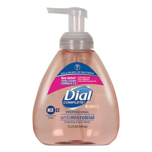 Dial Antimicrobial Foaming Hand Wash Original Scent 15.2 oz Bottle (4 Pack) 98606