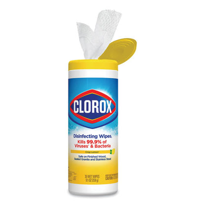 Clorox Disinfecting Wipes Crisp Lemon Scent 35 Wipes 01594