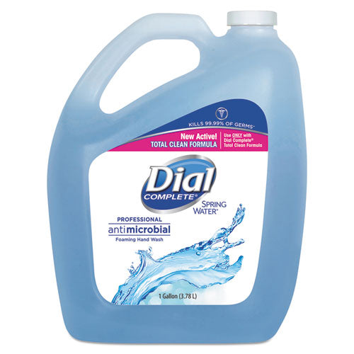 Dial Antimicrobial Foaming Hand Wash Spring Water Scent 1 Gallon Bottle 15922