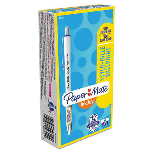 Paper Mate InkJoy 700RT Retractable Ballpoint Pen Medium Point 1mm Blue Ink (12 Count) 1951346