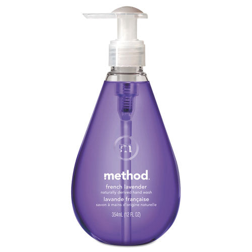Method Gel Hand Wash French Lavender Scent 12 oz Pump Bottle (6 Pack) MTH00031