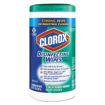 Clorox Disinfecting Wipes Fresh Scent 75 Wipes 15949