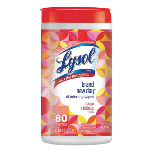 Lysol Disinfecting Wipes Mango and Hibiscus 80 Wipes (6 Pack) 97181
