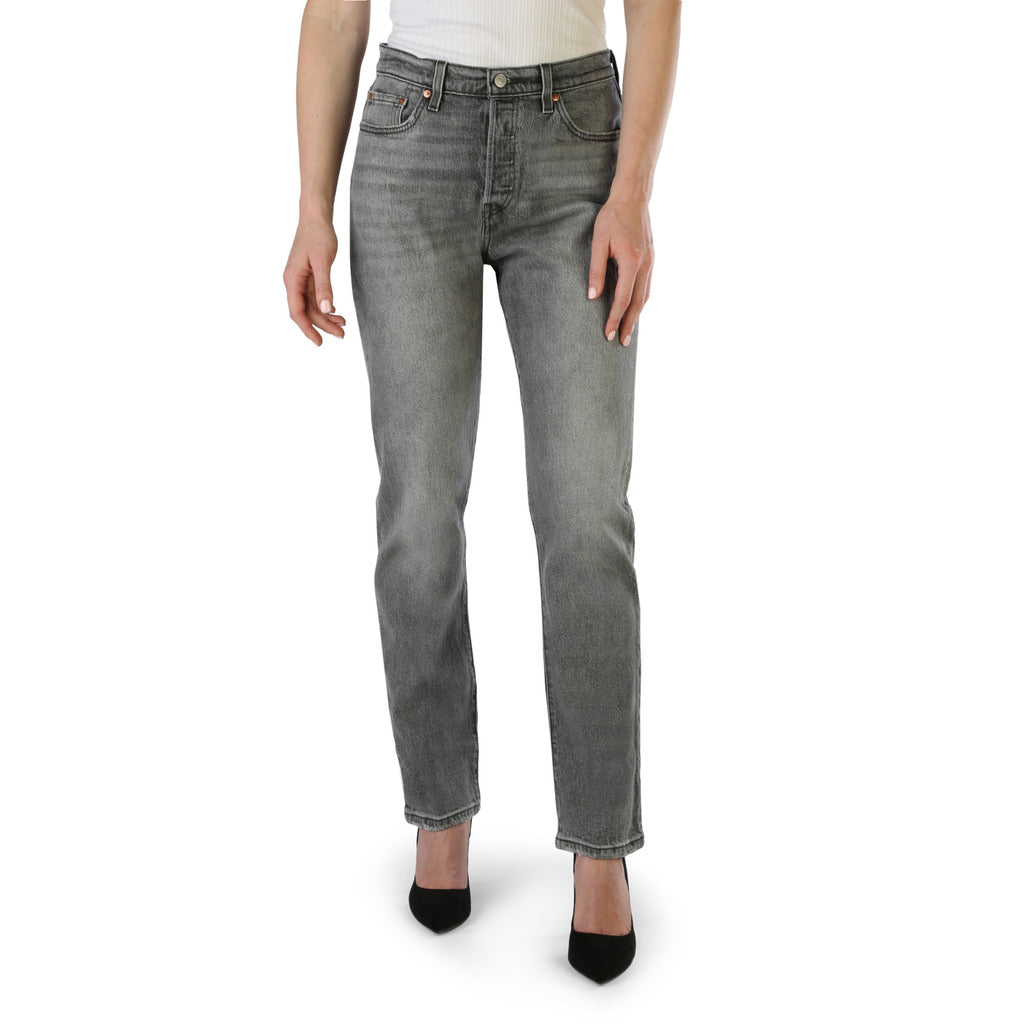 Levi's 501 Crop Gray Worn In Women's Jeans 362000235