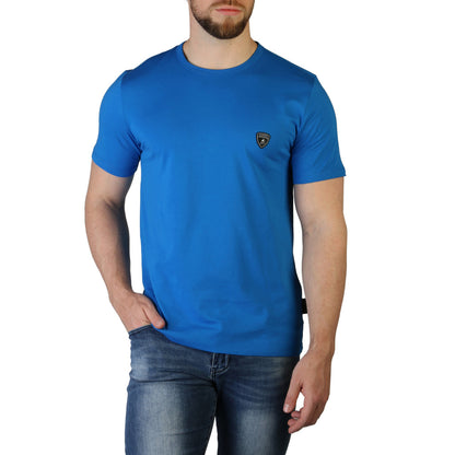 Lamborghini Basic Crewneck Surf Blue Men's T-Shirt B3XVB7T130260225