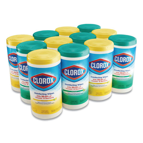 Clorox Disinfecting Wipes Fresh Scent-Citrus Blend 75 Wipes (12 Pack) 30208
