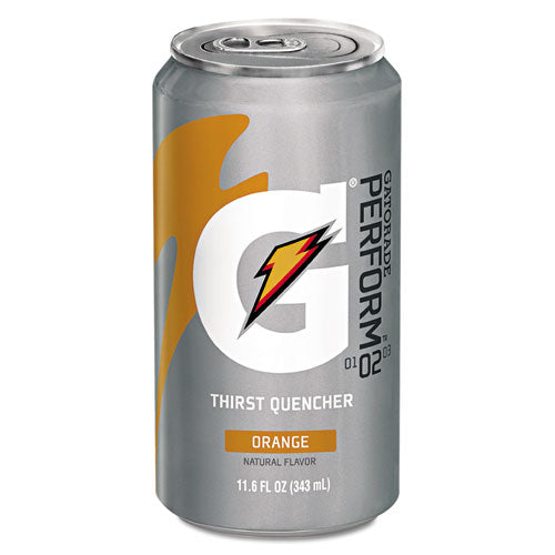 Gatorade Thirst Quencher Orange Flavor 11.6 oz Can (24 Pack) 00902